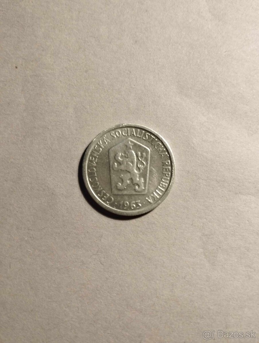 mincu 10 halier 1963 RR vzácnu - 2