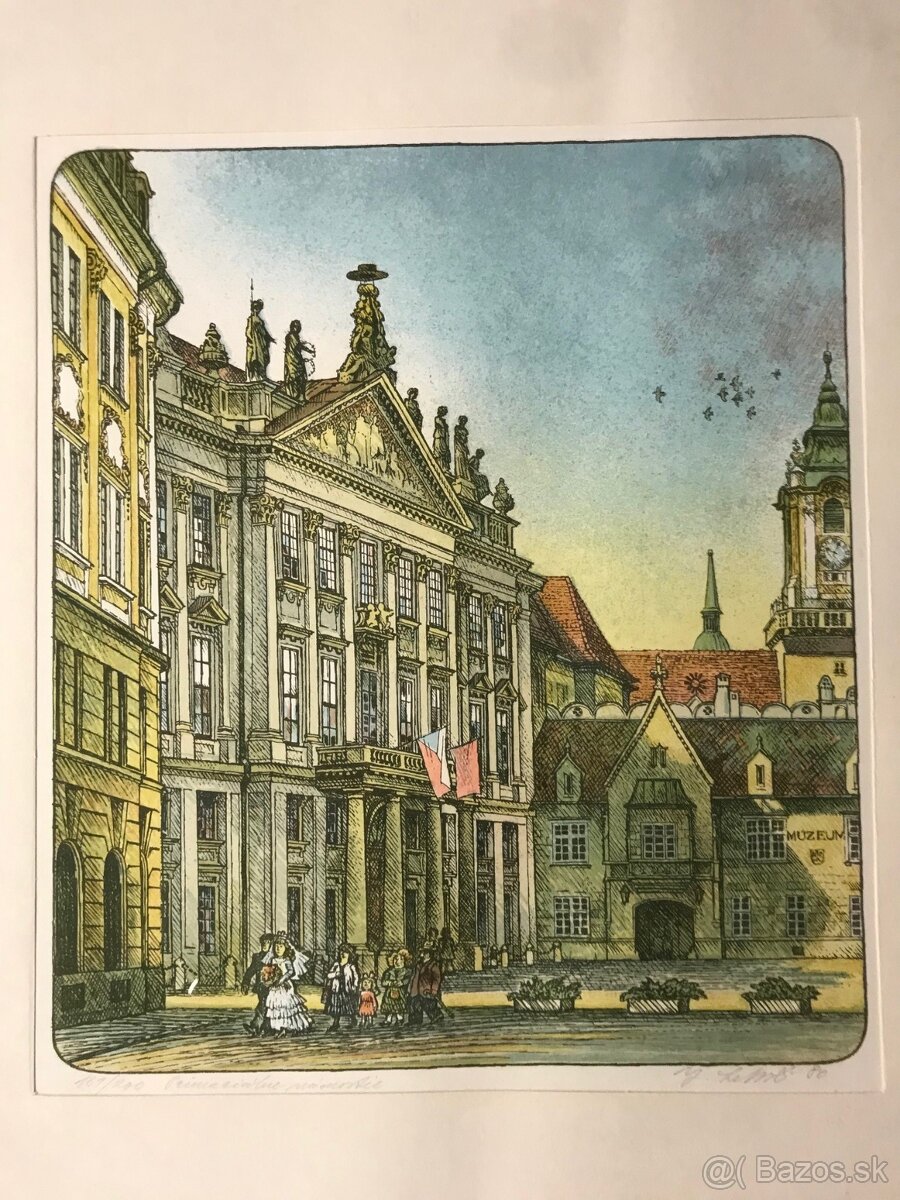 Jan Lebiš – Primaciálne námestie (lept, 1980) - 2