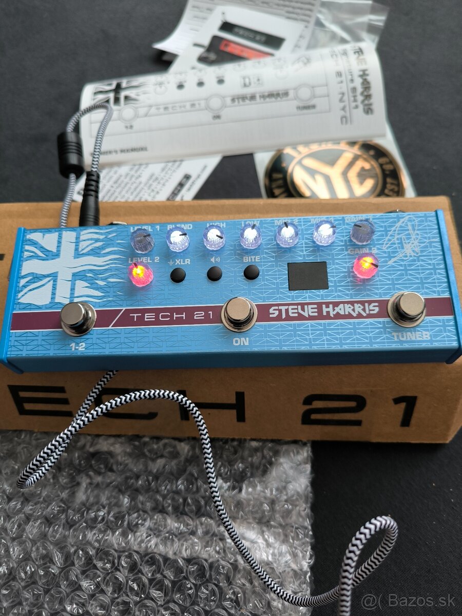 Rezervácia ,nový preamp Tech 21,SH 1 Steve Harris - 2