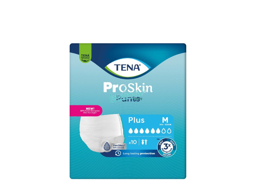 TENA Pants Plus M naťahovacie inkontinenčné nohavičky 1x10ks - 2