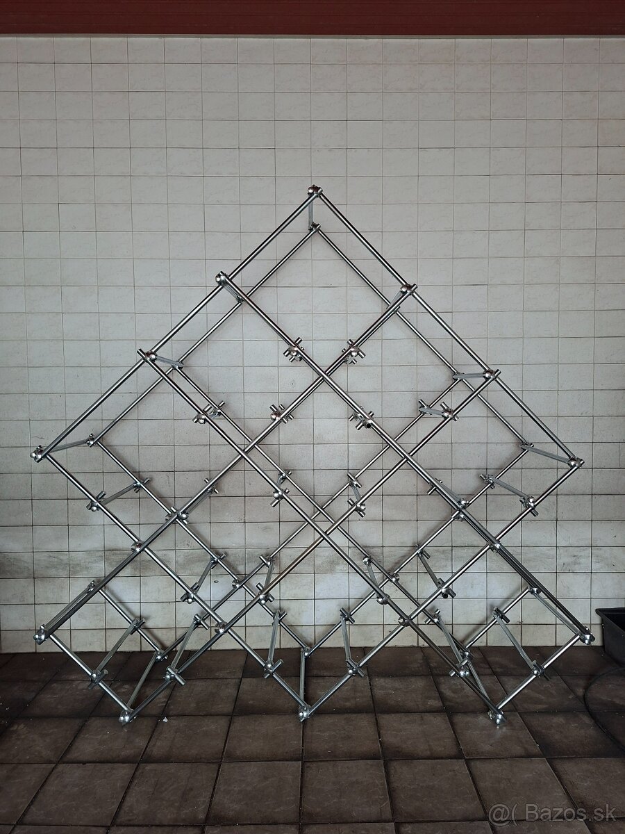 Predám masívny oceľový regál na disky - 2