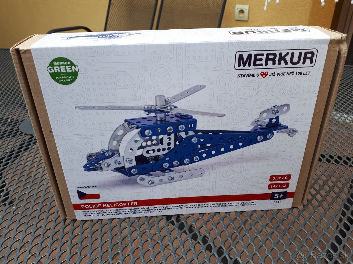 Stara hracka - Merkur - Policajny vrtulnik - 2