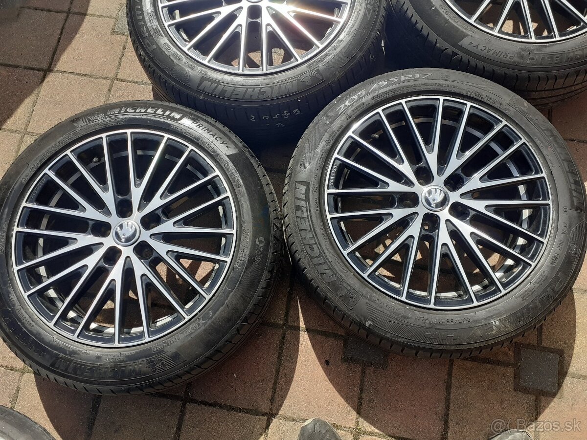 elektrony 5x100 letne 205/55 r17 - 2