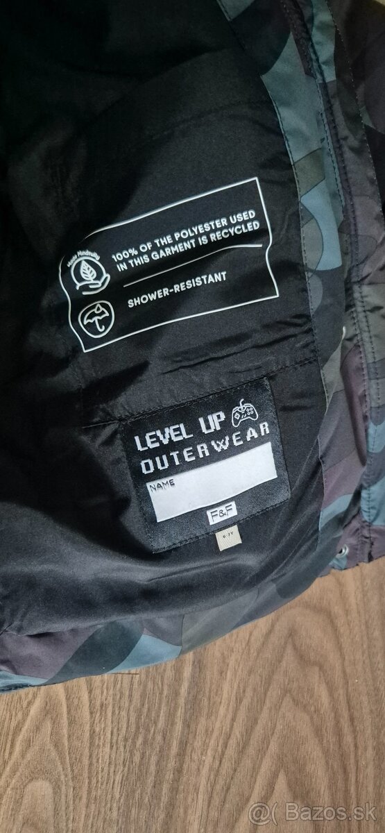 Maskáčová prechodná/zimná bunda, zn. F&F, veľ. 122 - 2