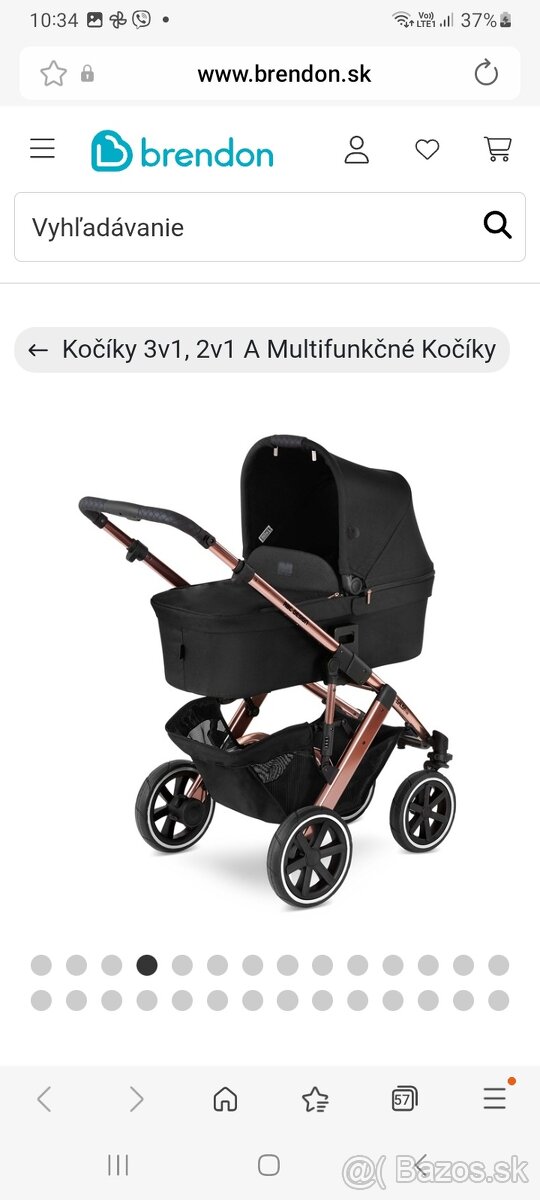 Detský kočík trojkombinácia - 2