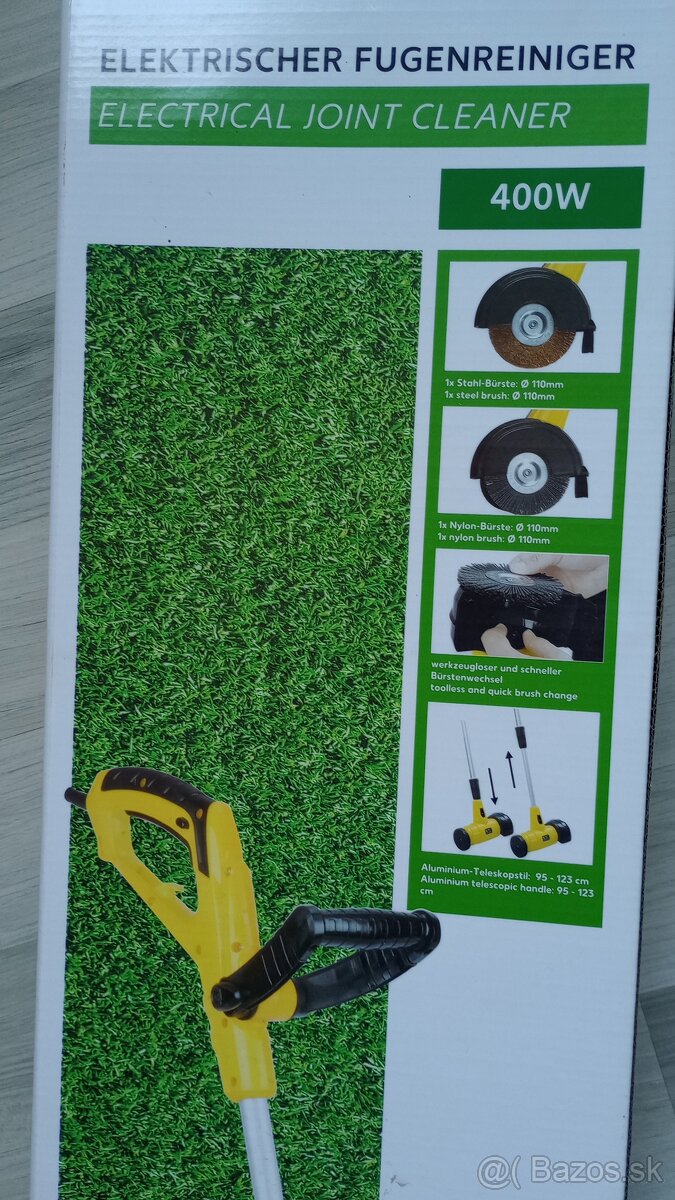 Elektrický teleskopický čistič škár/odstraňovač buriny - 2