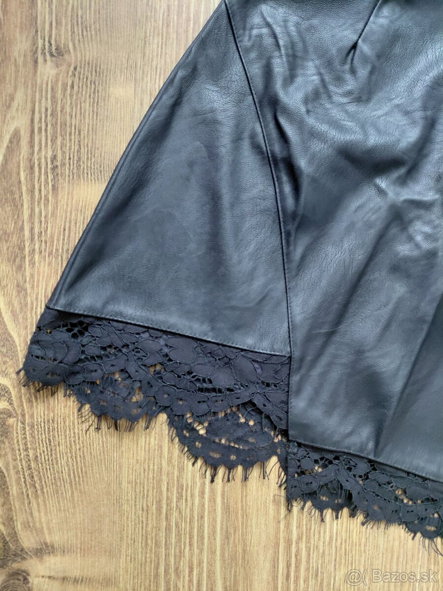 Koženková sukňa - 2