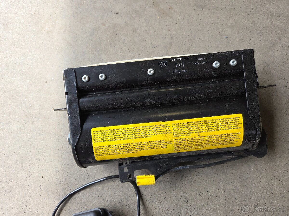 Predam bocne a celne airbagy VW passat b5, golf IV, superb - 2