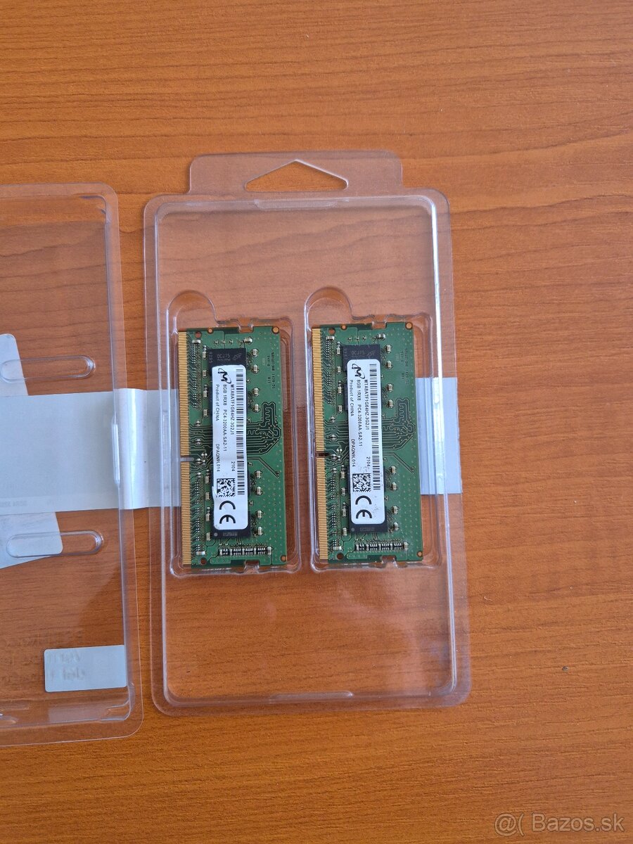 16GB Set (2x8GB) DDR4 RAM do notebooku – Micron 3200MHz - 2