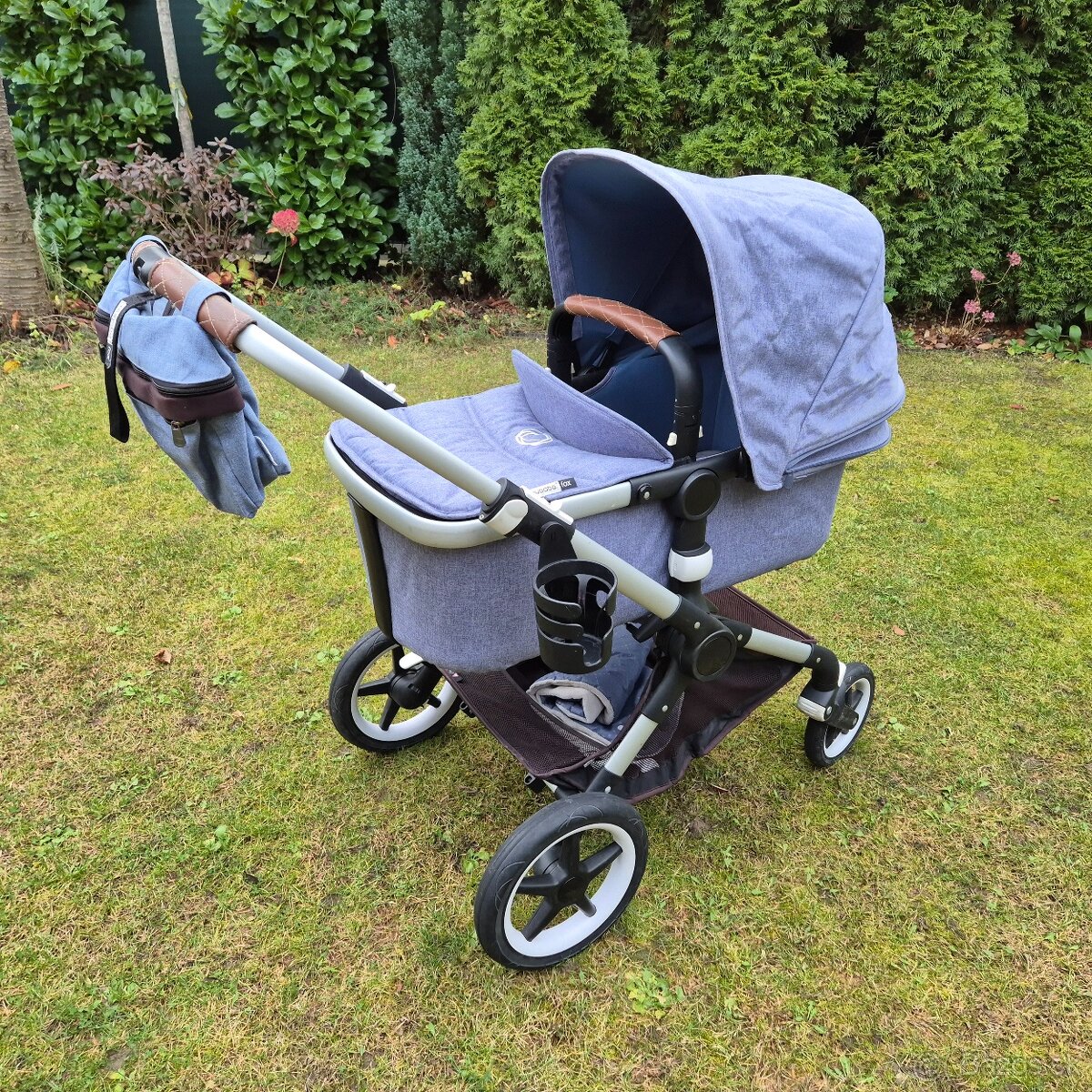 Kočík Bugaboo Fox, farba Blue Melange - 2
