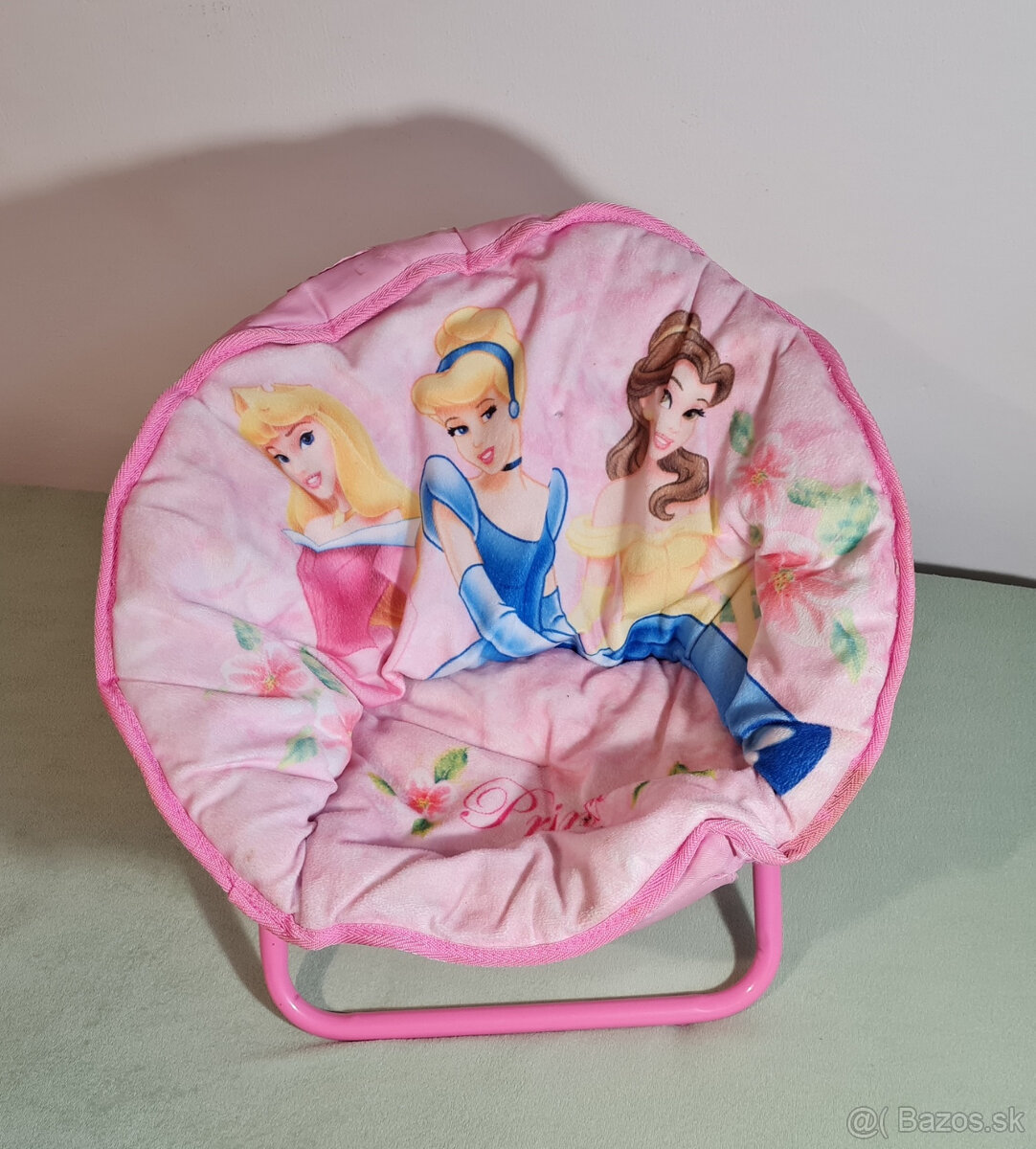 Detská skladacia stolička ružová - 2
