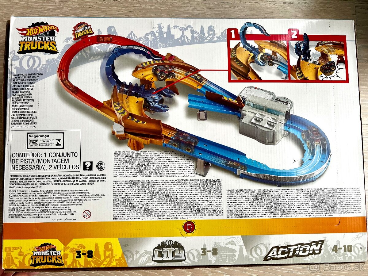 Hot Wheels Monter Trucks Scorpion Sting Raceway - 2