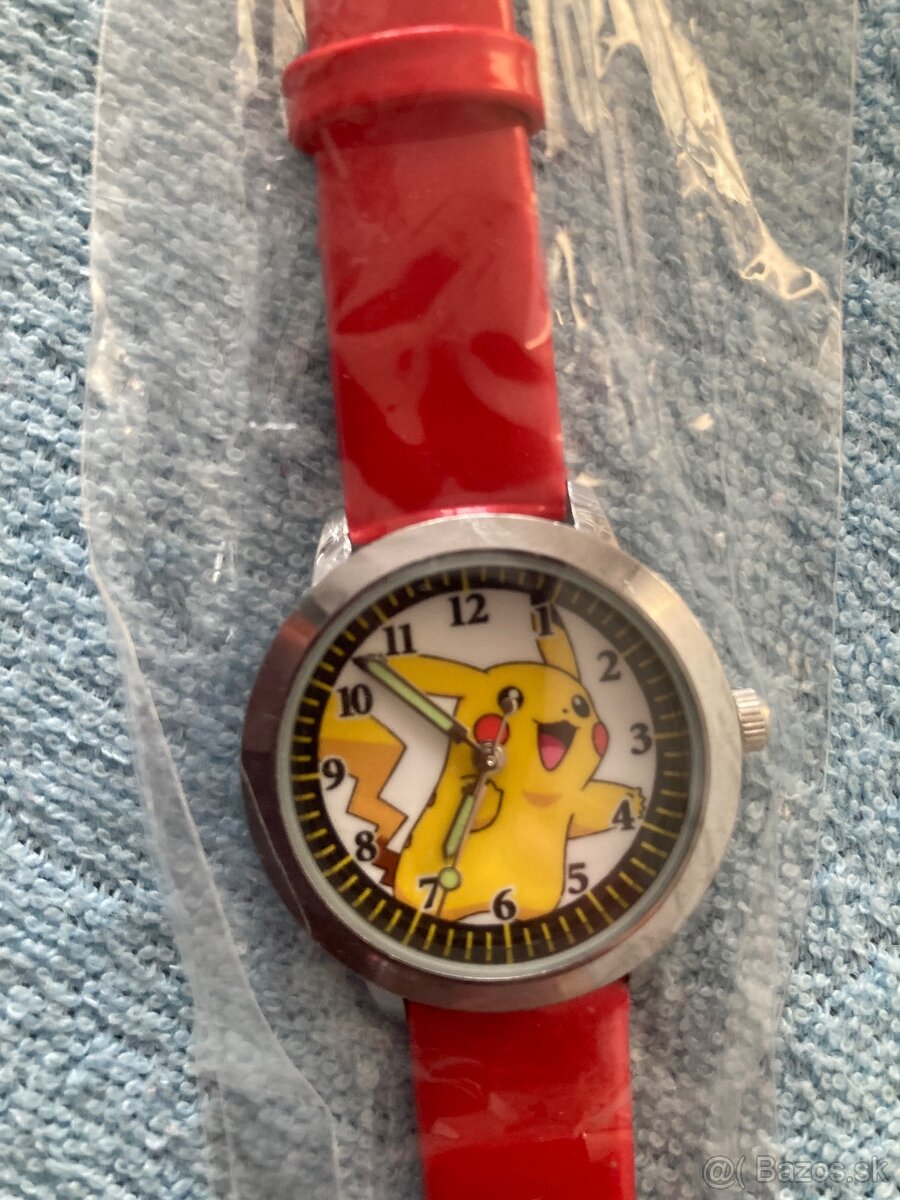 Nové hodinky Pokémon Pikachu s batériou - 2