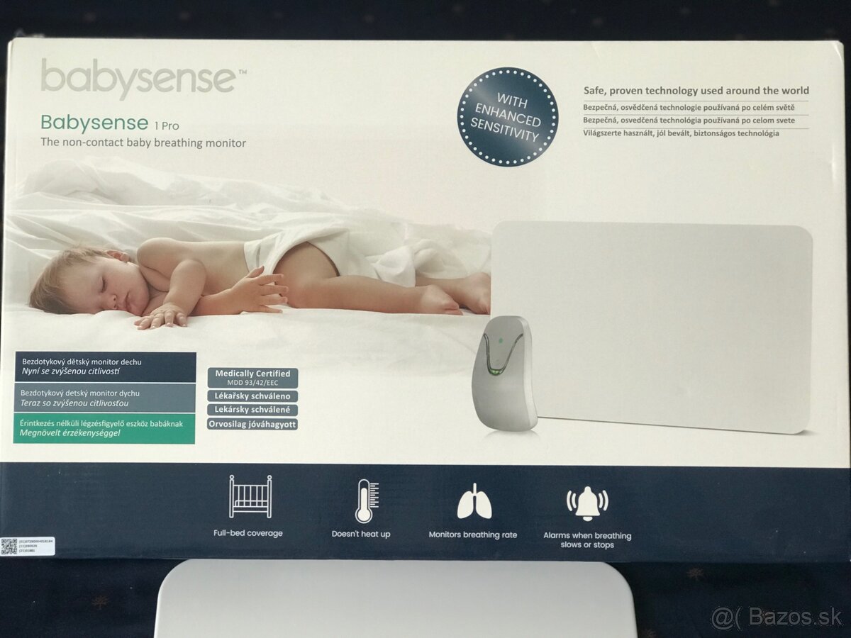 Monitor dychu Babysense 1 Pro biely - 2