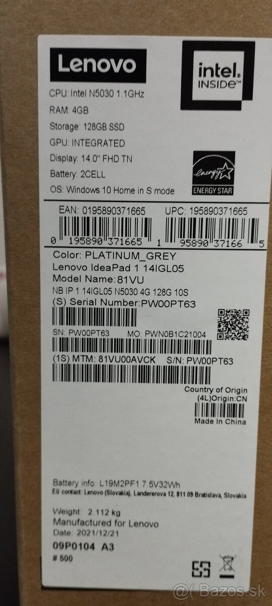 Lenovo Idea Pad 1 - 2