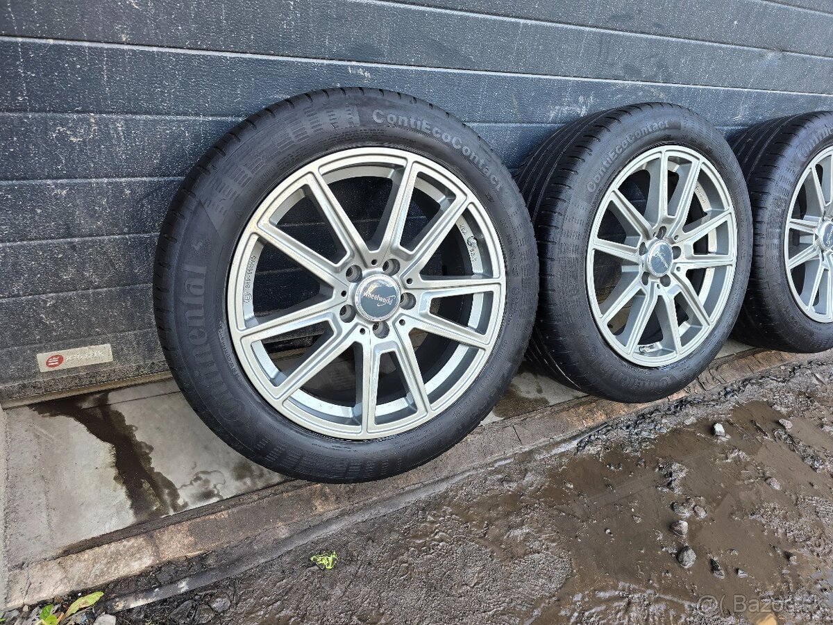 Letná Sada WheelWorld 5x112+Contiental 215/55 R17 - 2