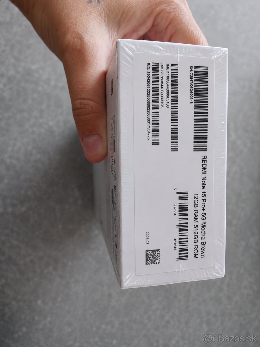 Xiaomi Redmi Note 15 Pro+ 5G - 12/512 GB - 2