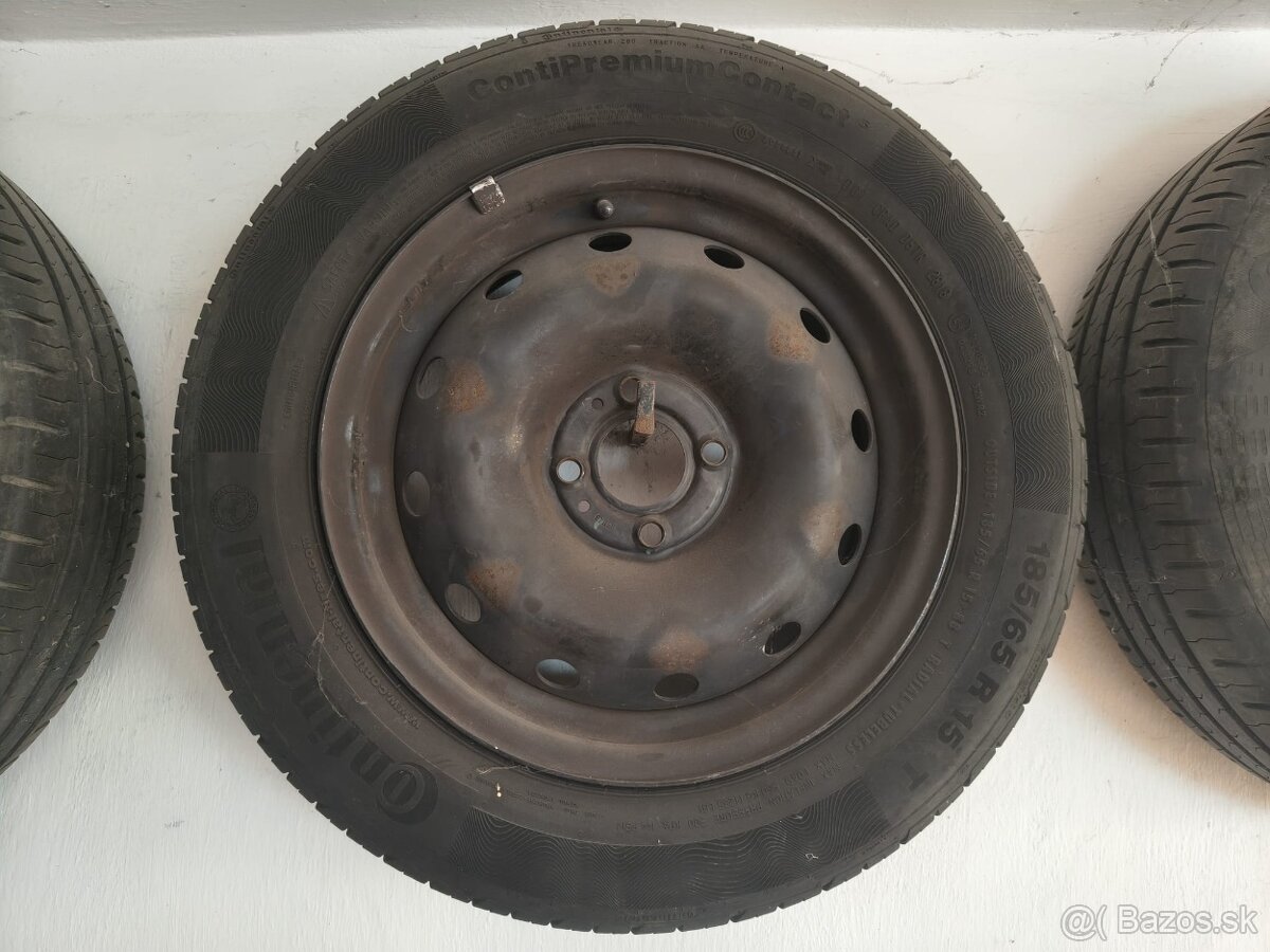 Pneumatiky Continental s diskami 185/65 R15 88T - 2