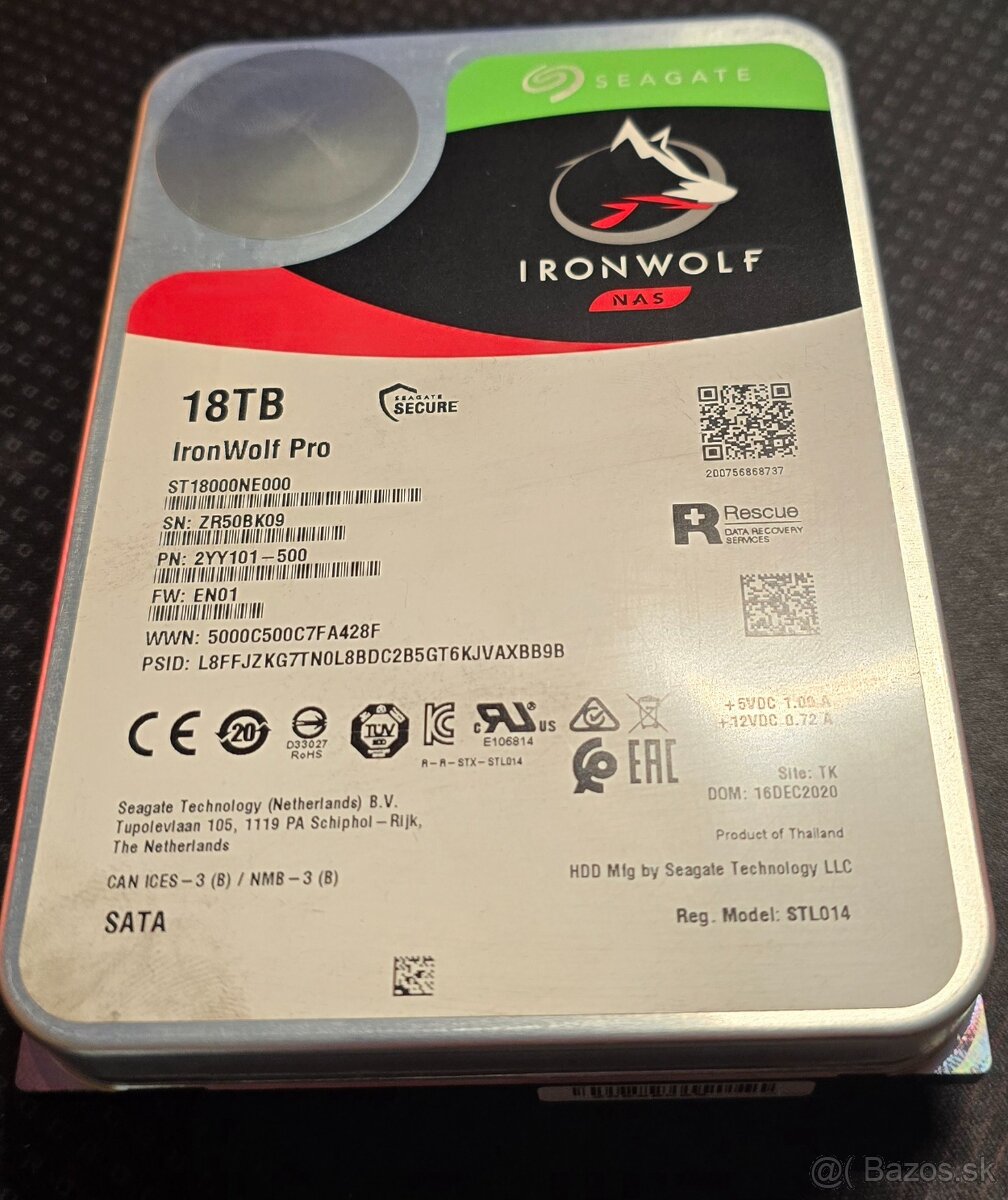 Seagate IronWolf Pro 18TB NAS HDD - 2