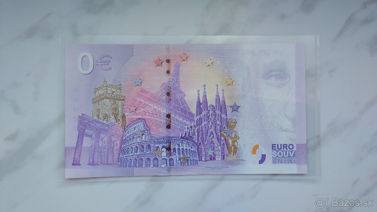 Bankovka 0 eur. Suvenír. - 2