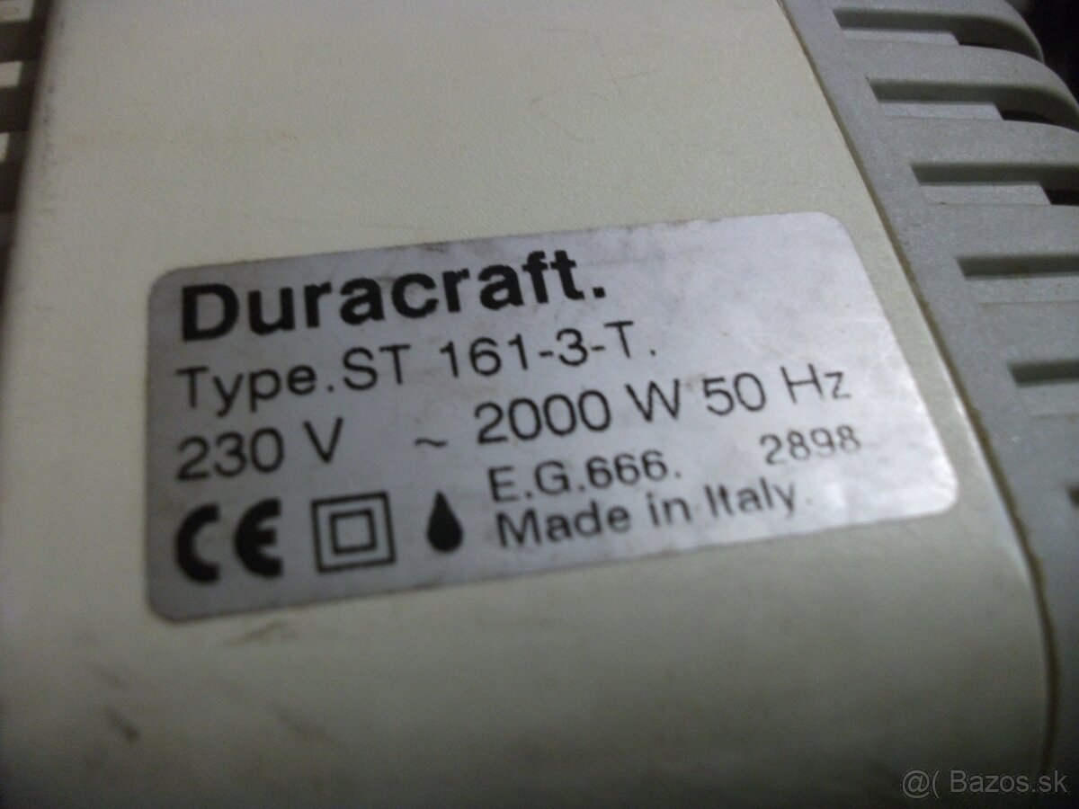 Predám elektrický ohrievač 220V/2000W - 2 kusy. - 2