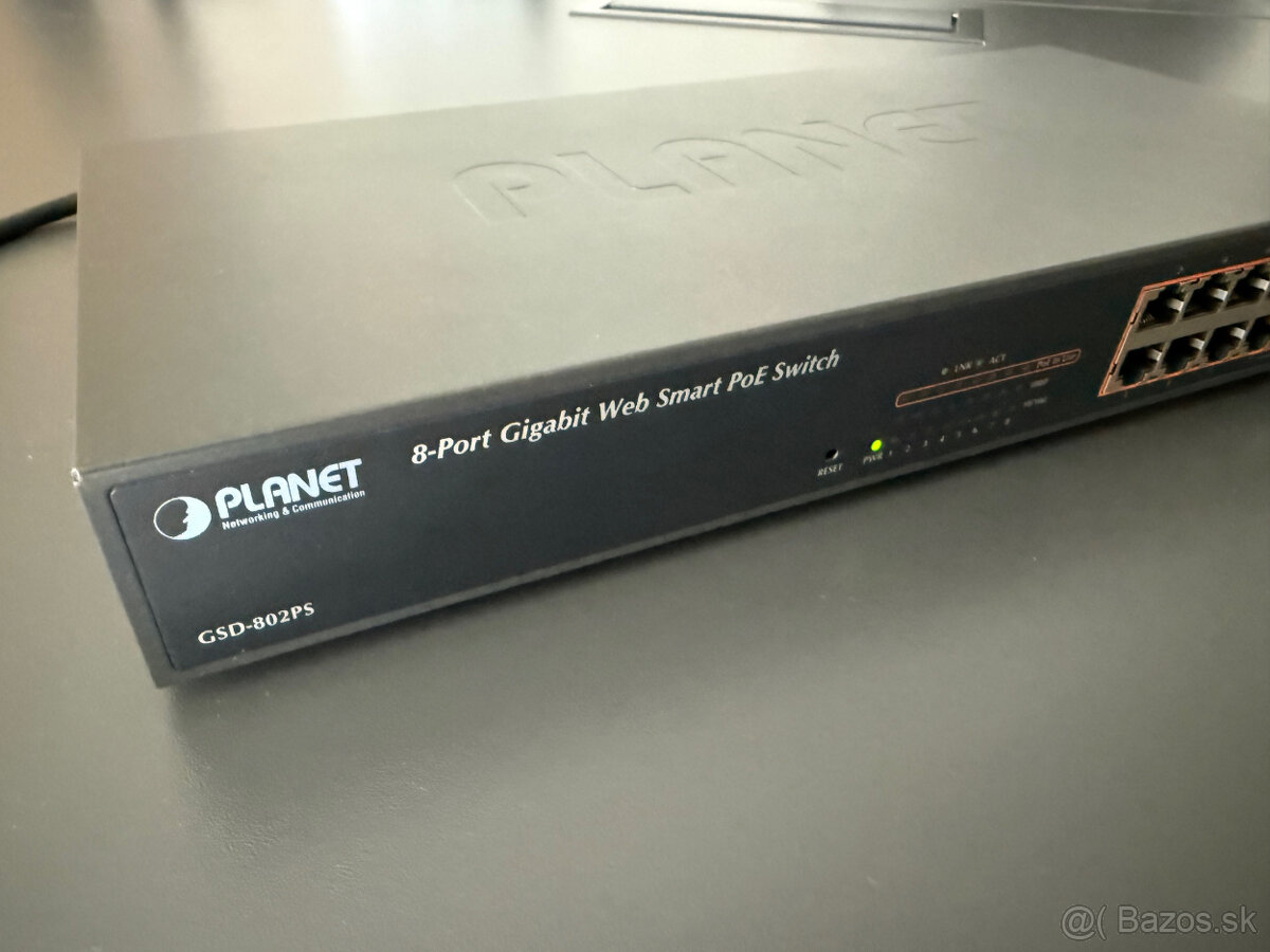 8-portový PoE switch PLANET GSD-802PS - 2