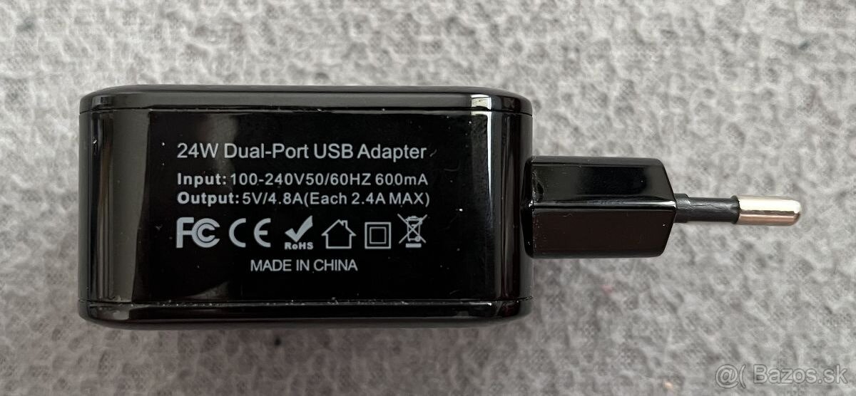 Blitzwolf nabíjačka 24W + Beseus microUSB kábel 2m - 2