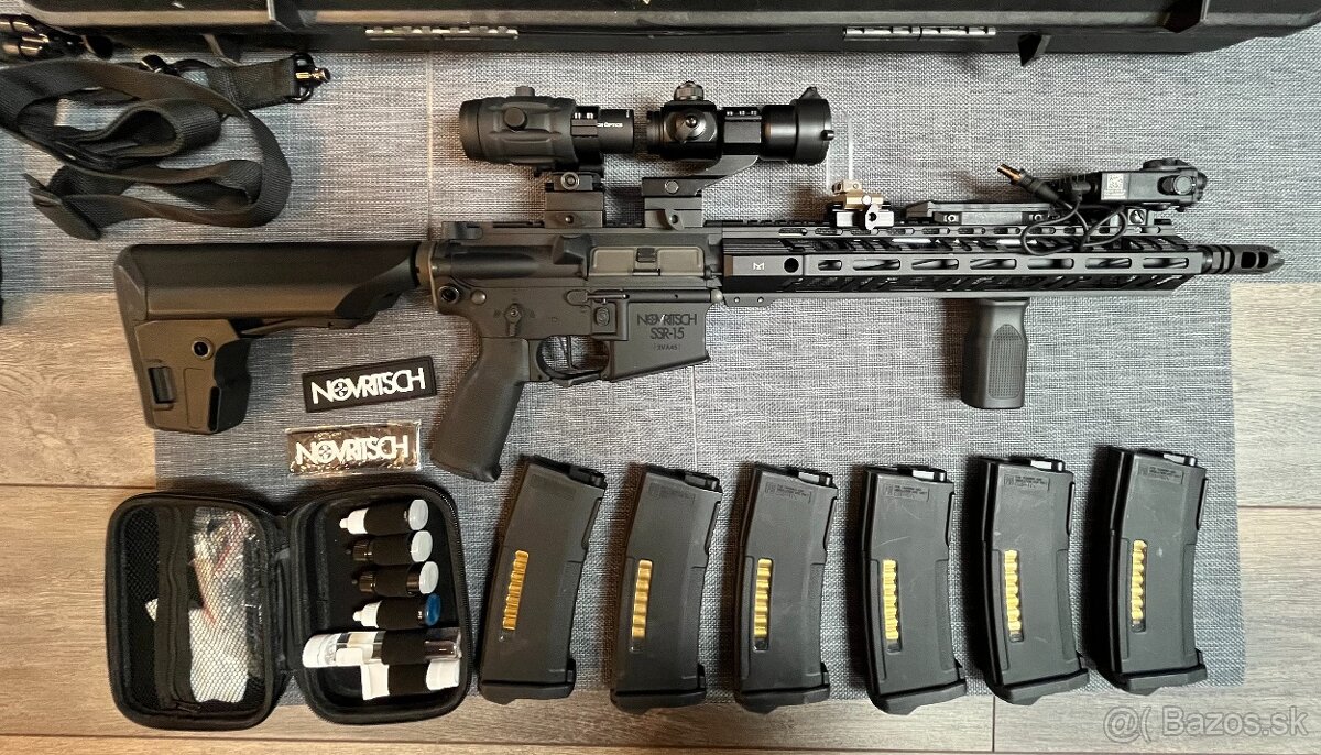 Predám airsoftku Novritsch SSR-15 spolu s príslušenstvom - 2