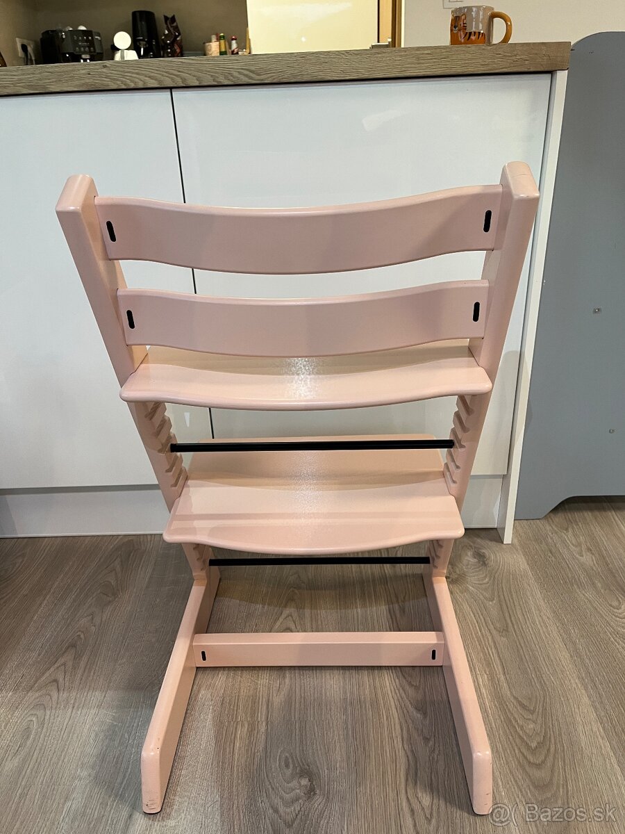 Stokke Tripp Trapp detska rastuca stolicka Serene Pink - 2
