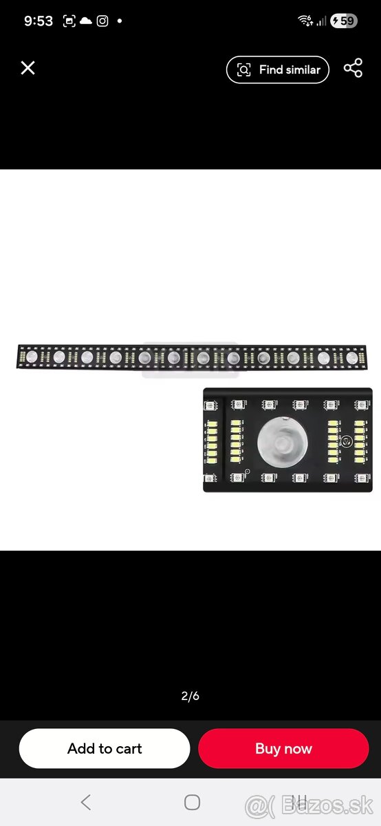 Predam 2x led bar Yuer 12x5w - 2