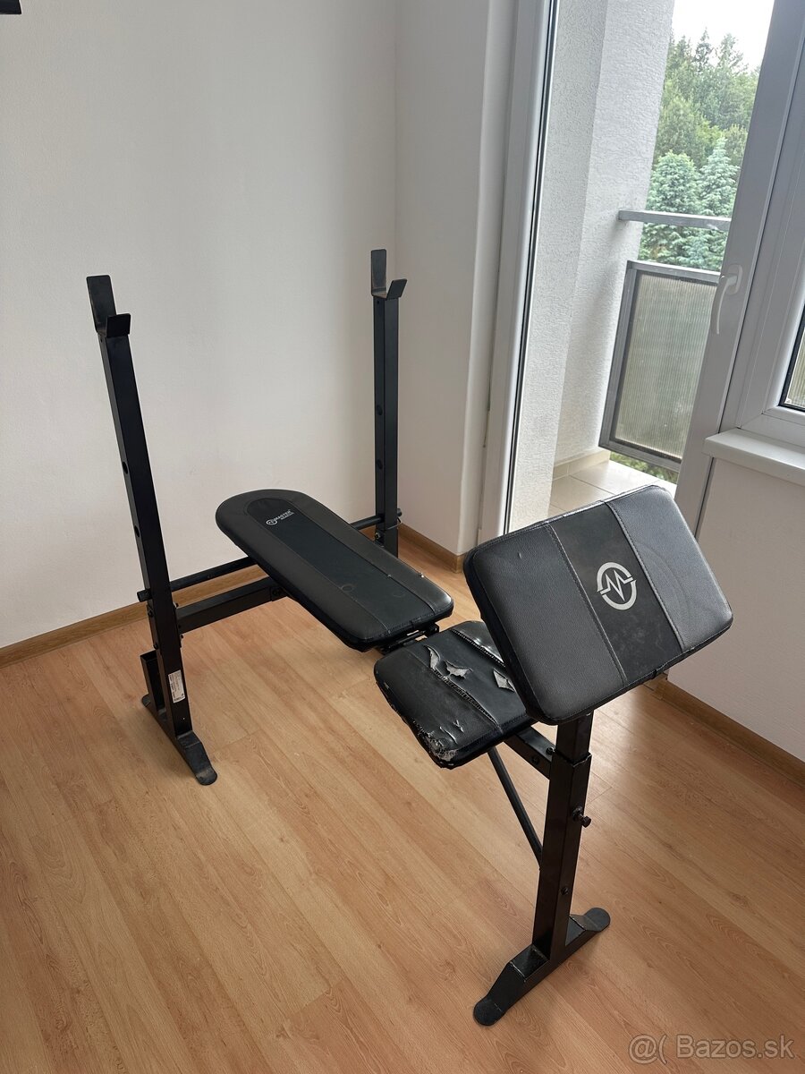 Polohovateľná benchpress lavička MASTER - 2