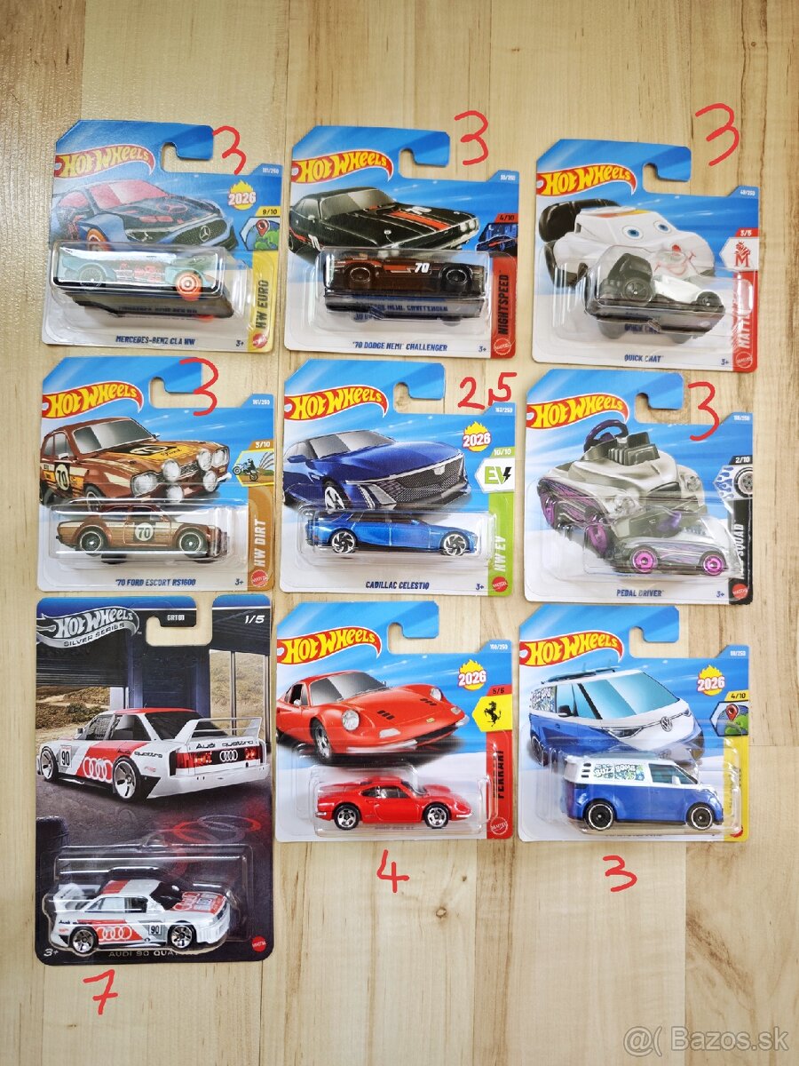 Hotwheels mix nové autíčka - 2