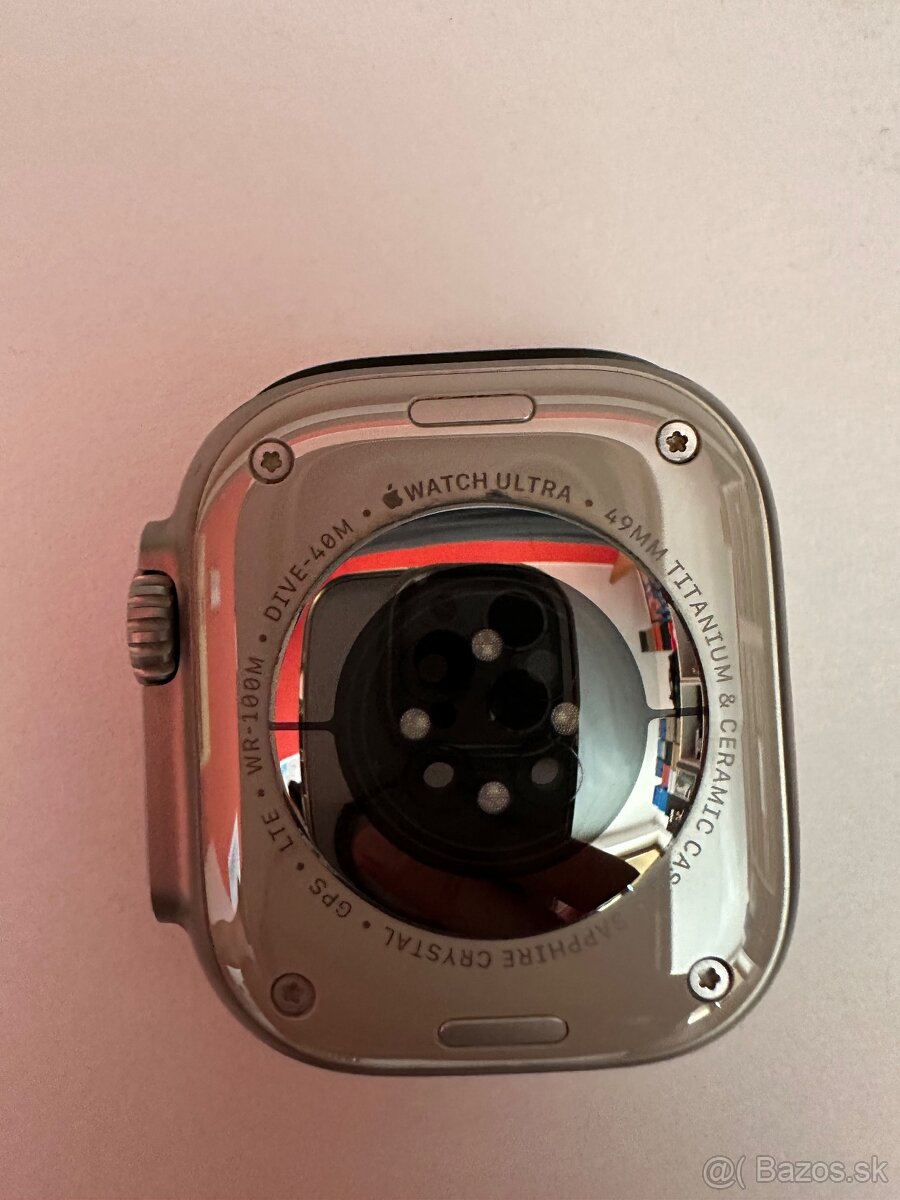 Apple watch ultra titanium case orange alpine loop - 2