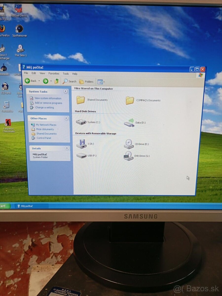 Predám stolový počítač Compaq evo - 2