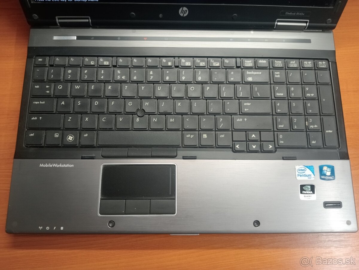predám notebook HP ELITEBOOK 8540W , WINDOWS 7 - 2