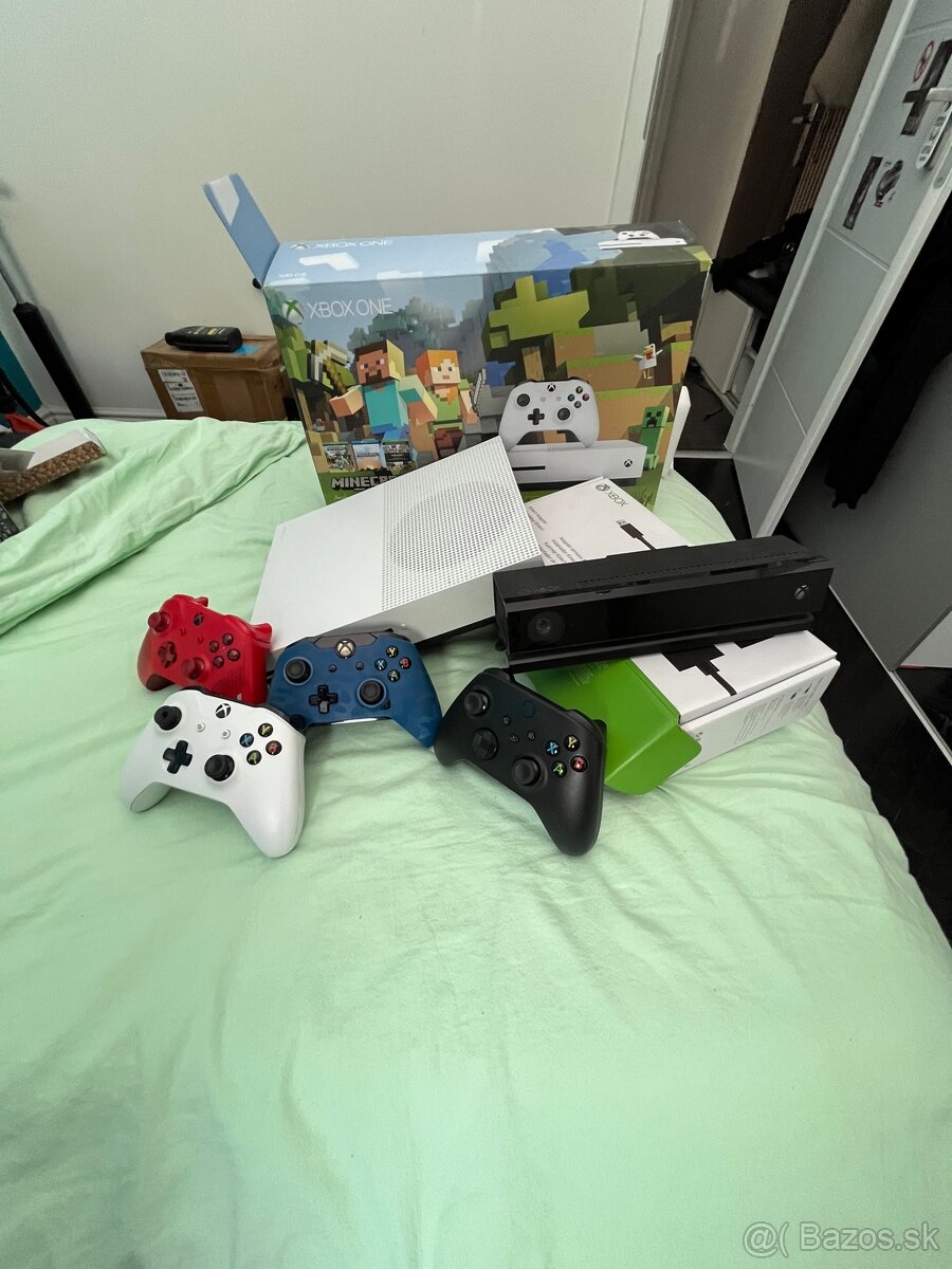 X box one kinect 4x-ovladac 3x-hra - 2