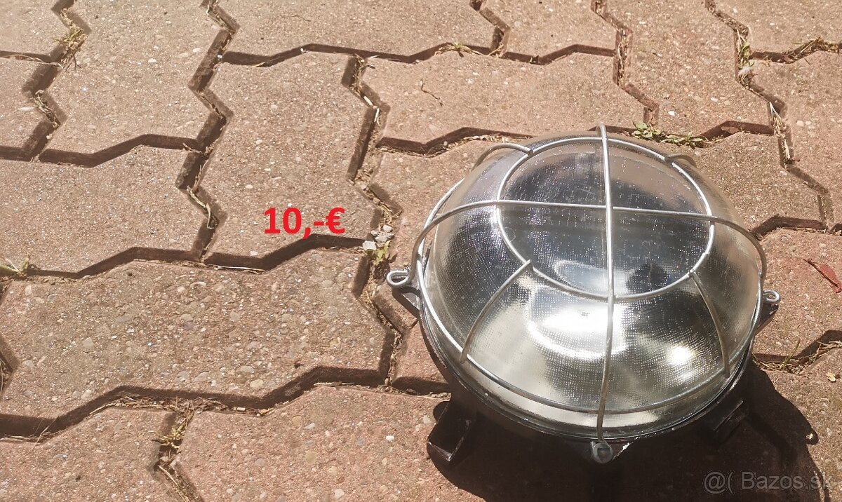 Industriálne priemyselné svietidlá, socialistické - 2