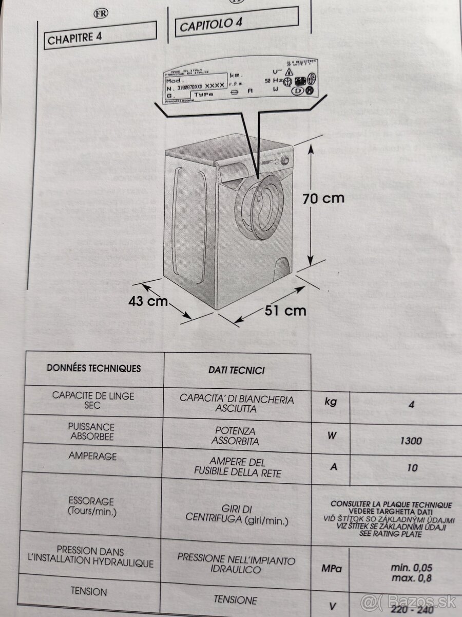 Candy práčka - malý rozmer - 2