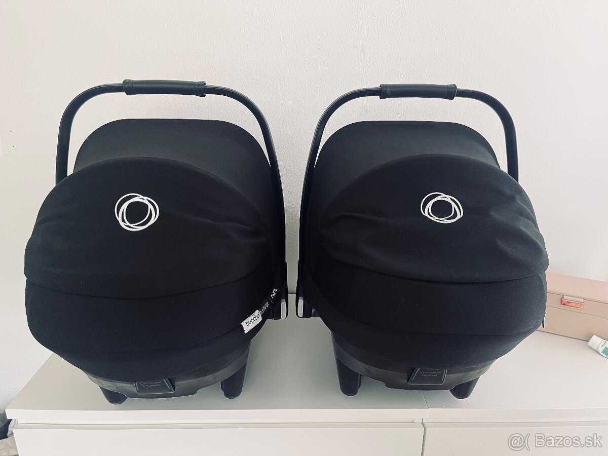 Autosedačky Bugaboo Turtle Air by Nuna Black + Isofix - 2 ks - 2