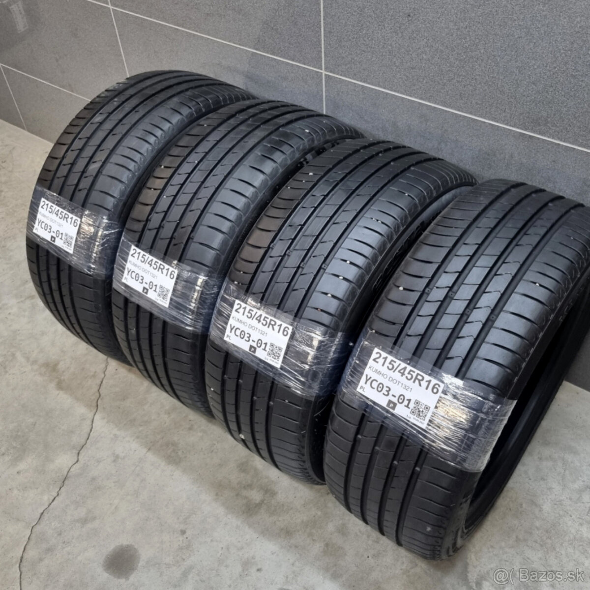 Letné pneumatiky 215/45 R16 KUMHO - 2