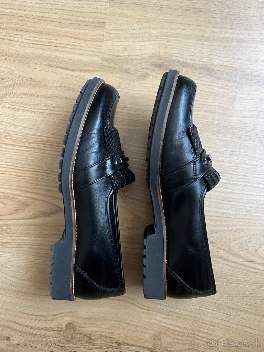 Kožené mokasíny, veľkosť 38 - 2