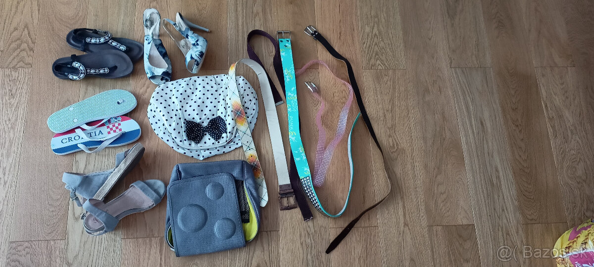 Opasky, taštičky,sandále - 2