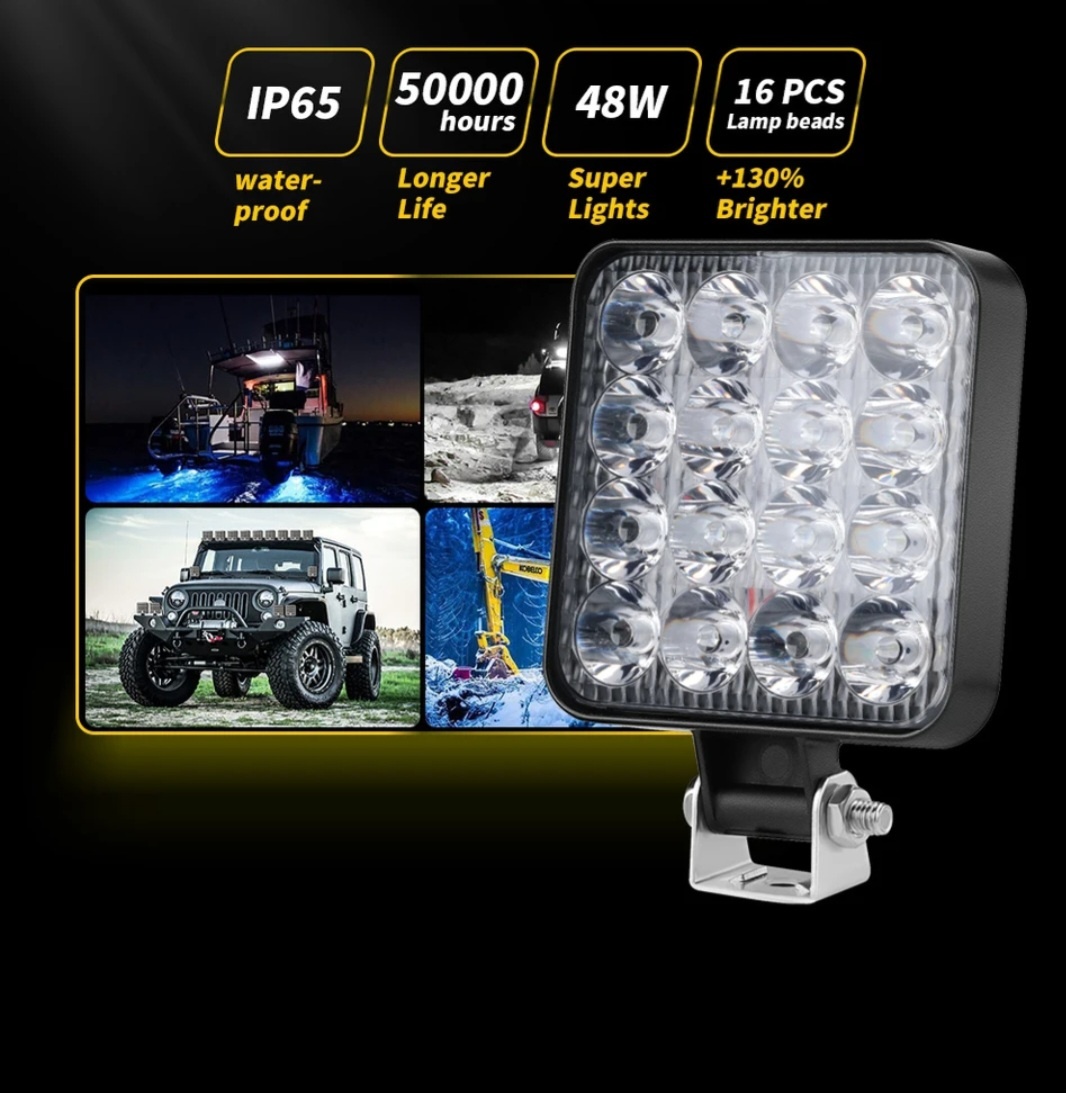 Led pracovné svetlá 48w - 2