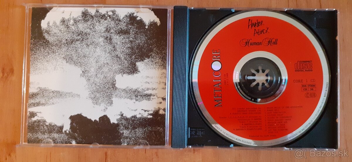 metal CD - HARTHER ATTACK - Human Hell - 2