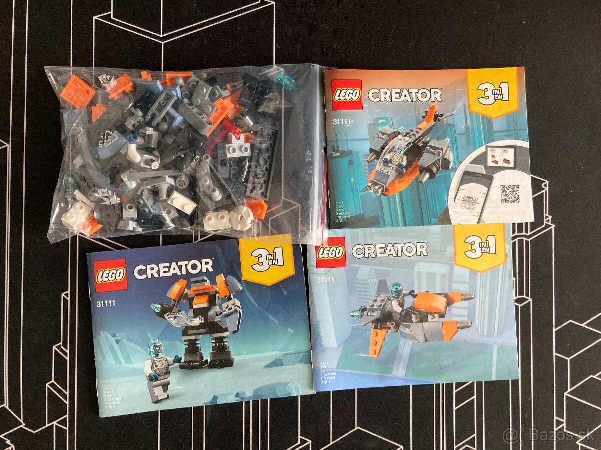 Lego Creator 31111 Kyberdron 3in1 - 2