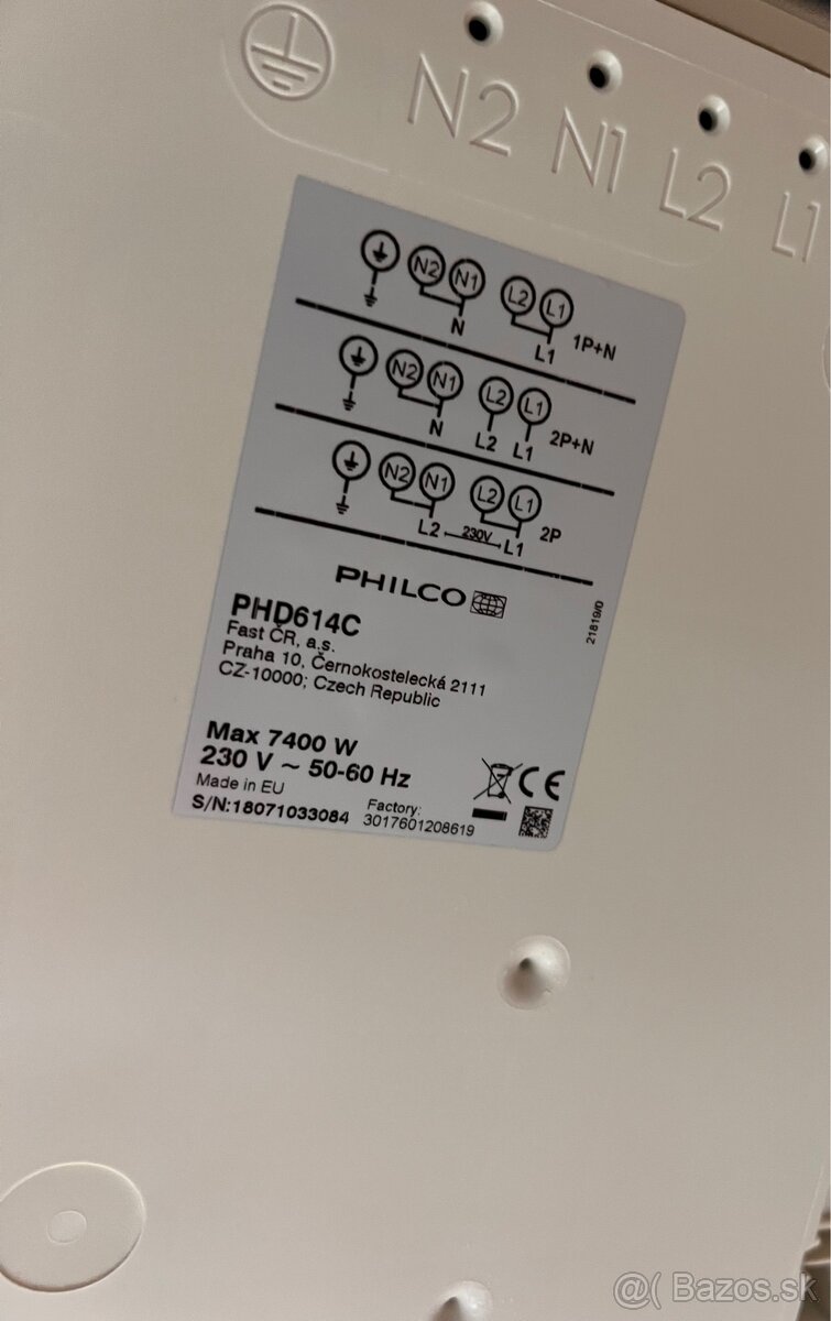 Predám indukčnú varnú dosku PHILCO PHD 614 C - 2