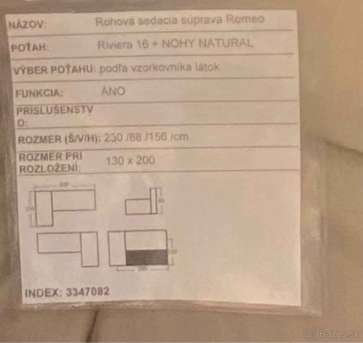 Sedacia súprava - 2