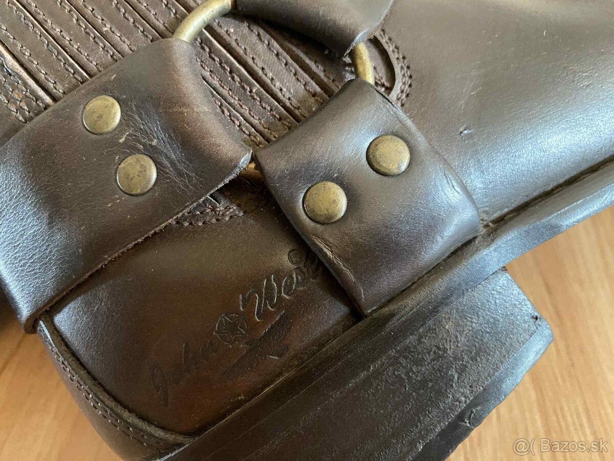 Kovbojské/motorkárske čižmy - 2