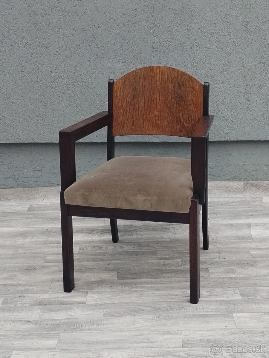 Sada 6 jedálenských stoličiek ” ART DECO “. - 2