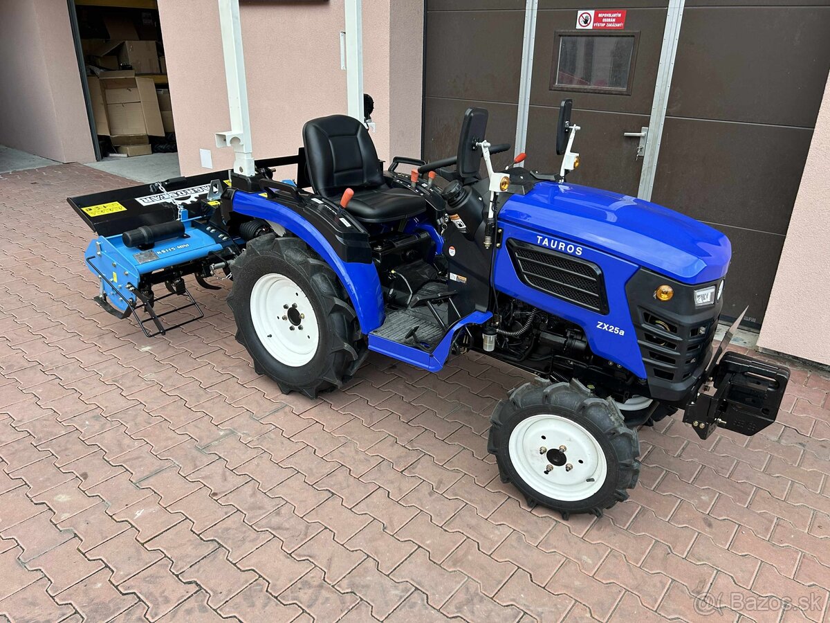 Predám malotraktor Tauros 4x4 25HP na ŠPZ - 2